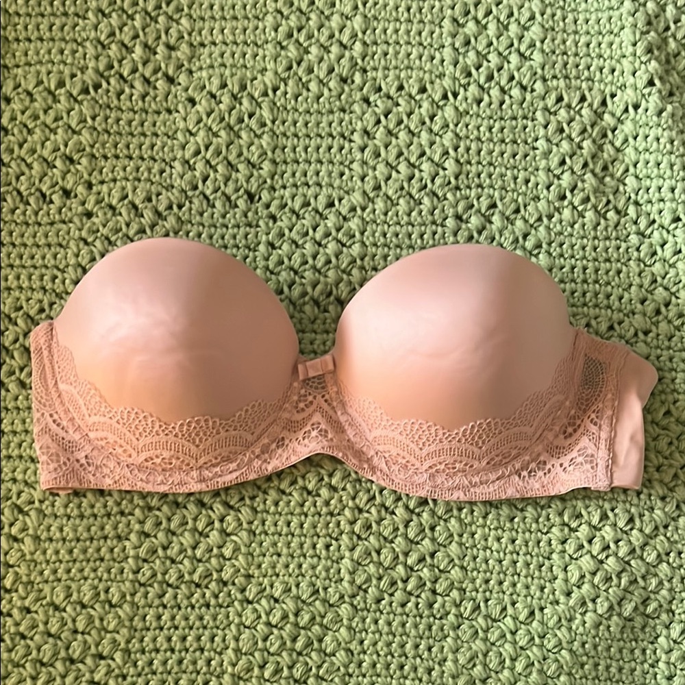 Auden Cream Seamless T-Shirt Bra